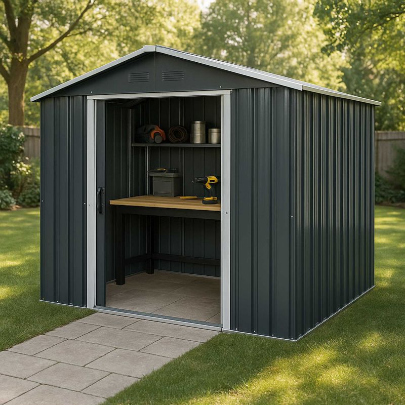 Abri jardin métal 5m² WERKA PRO