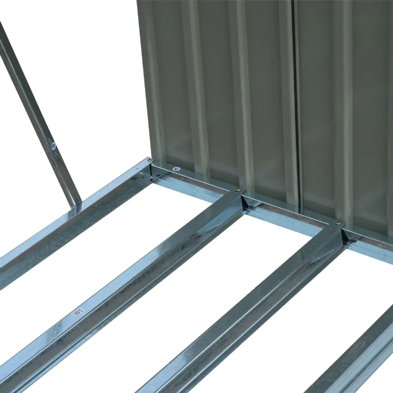 Abri range bûches métal (1,63 x 0,89 H 1,54 m)