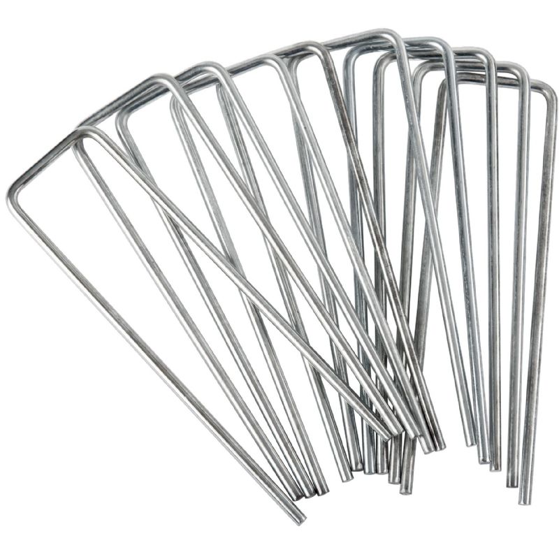 Lot de 10 Agrafes métalliques galvanisées WERKA PRO (15x4cm)