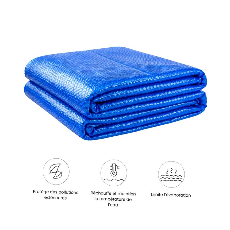 Bâche à bulles pour piscine ronde 180 microns- WERKA PRO