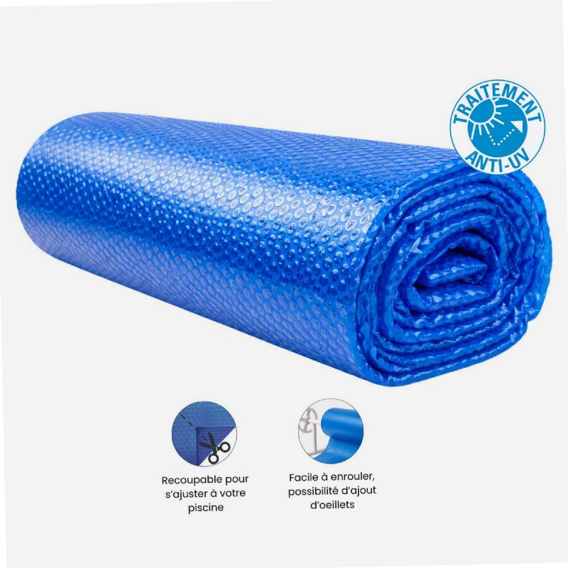 Bâche à bulles pour piscine rectangulaire 120 microns WERKA PRO
