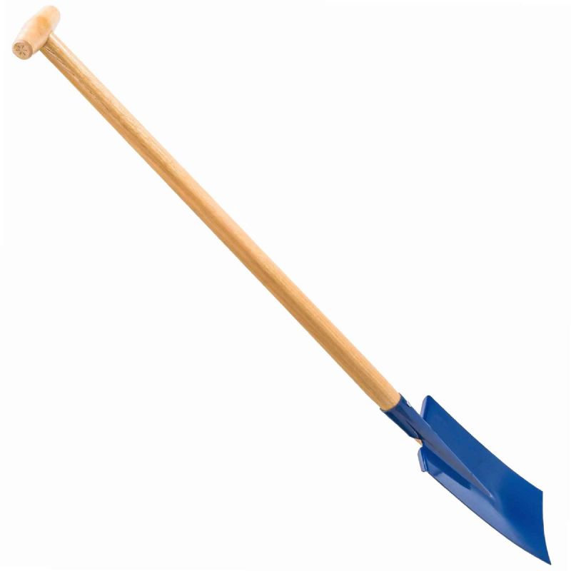 Bêche de jardin WERKA PRO en acier carbone avec manche en bois de pin