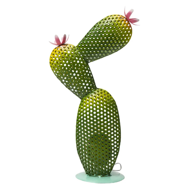 Cactus solaire 6 LED blanches 