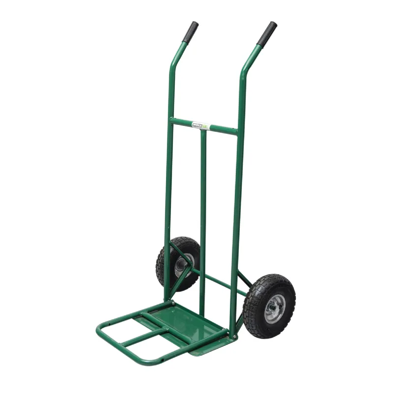 Chariot diable pour bûches avec roues gonflables WERKA PRO