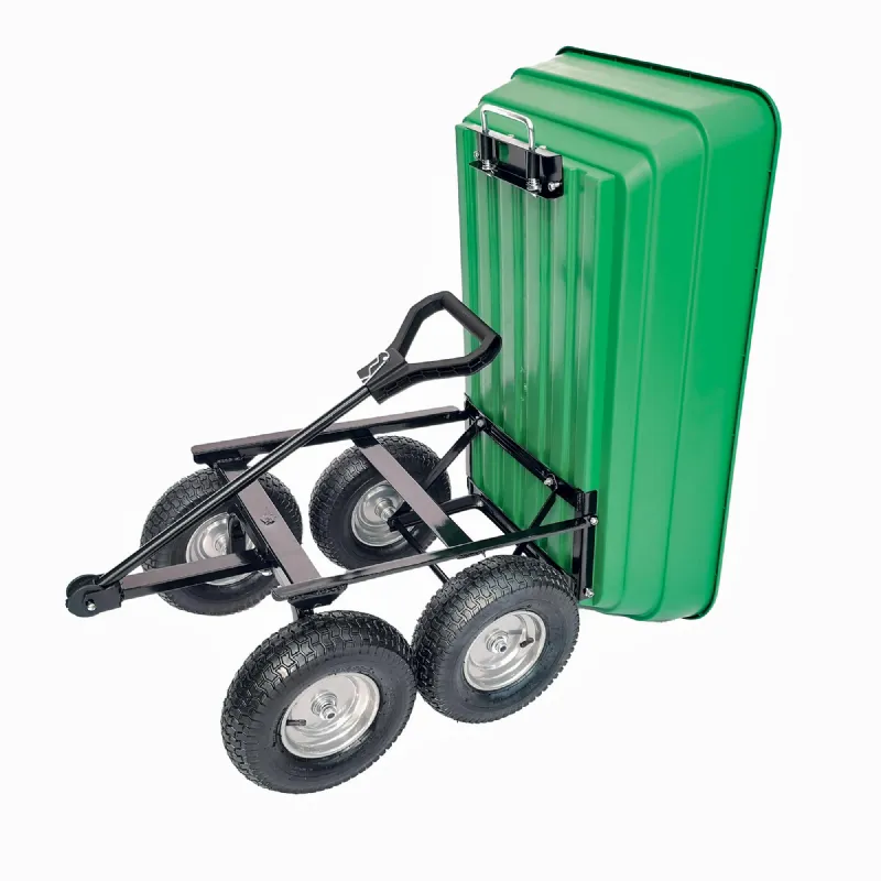 Chariot remorque de jardin WERKA PRO 125 litres