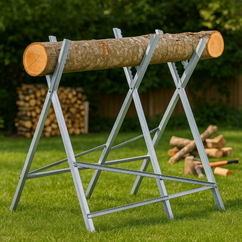 Chevalet à bûches WERKA PRO 4 supports acier