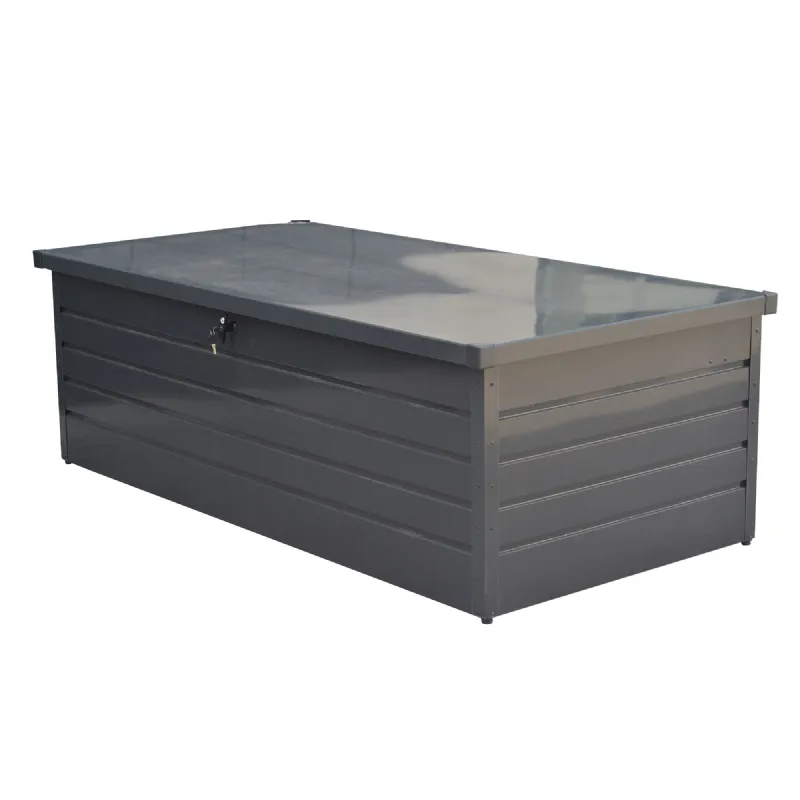 Coffre de rangement de jardin en métal WERKA PRO (1000 litres)