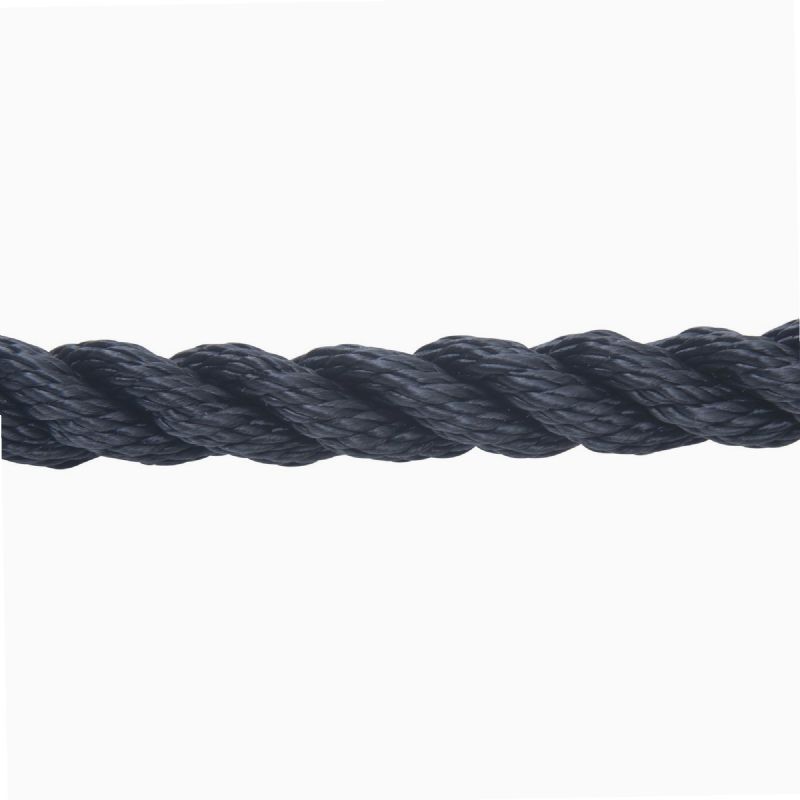 Corde noire polyester 10 mètres WERKA PRO