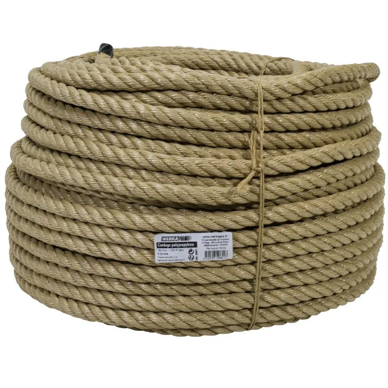 Corde polypropylène WERKA PRO (Ø18mm x 100m) 