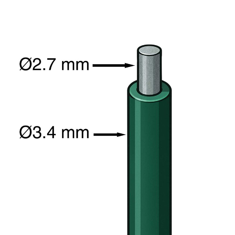 Fil de fer plastifié Ø3,4 mm WERKA PRO (100m)