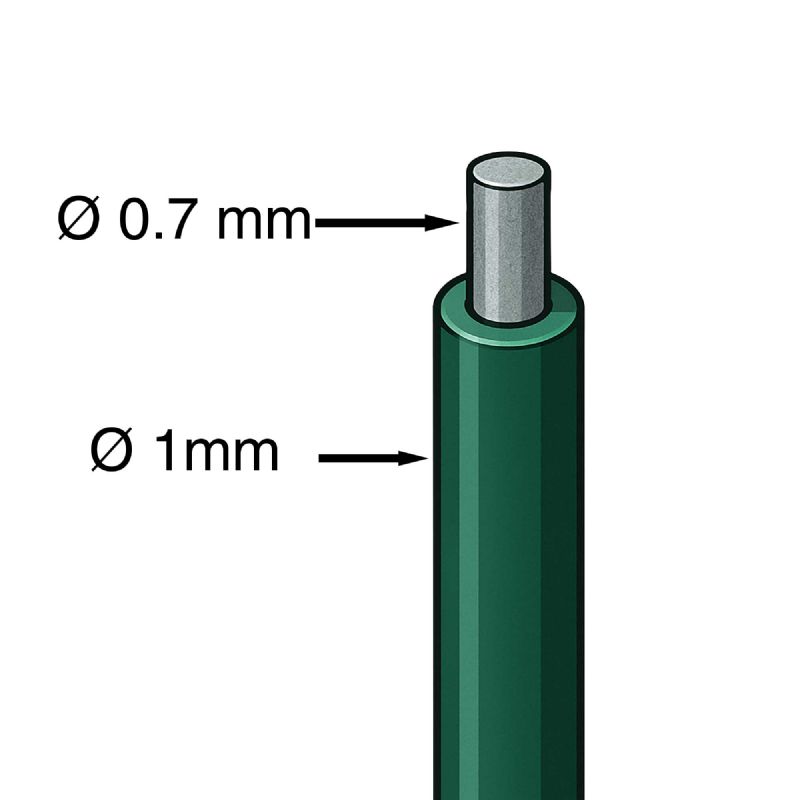 Grillage plastifié mailles hexagonales de 13mm WERKA PRO