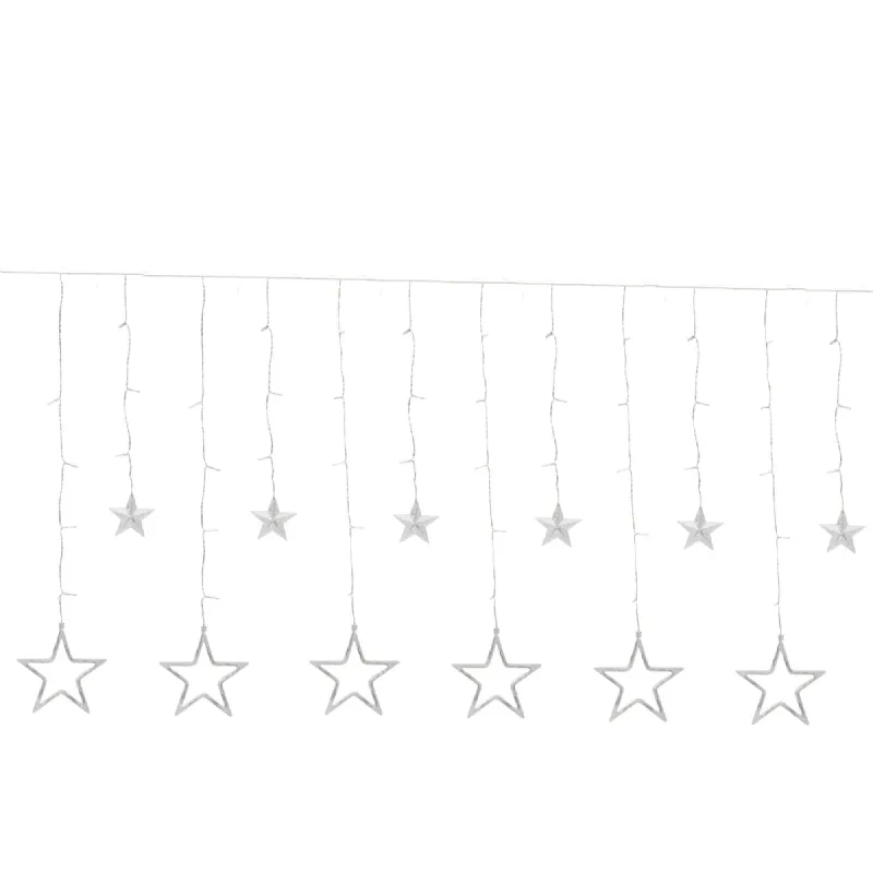 Guirlande lumineuse électrique étoiles 2,5 mètres 138 LED