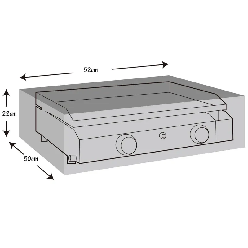 Housse de protection renforcée pour plancha 100 g/m² WERKA PRO