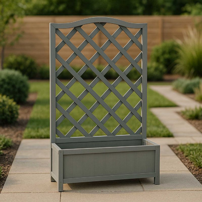 Jardinière avec treillis WERKA PRO (60 x 100cm)