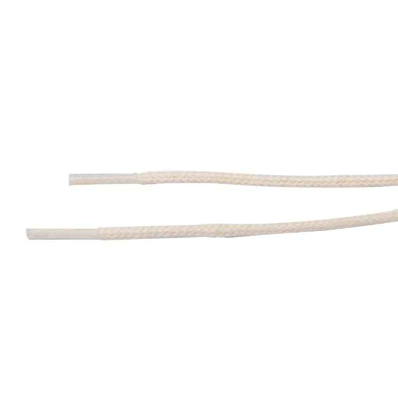 Lacet rond en coton bio 2,4 mm