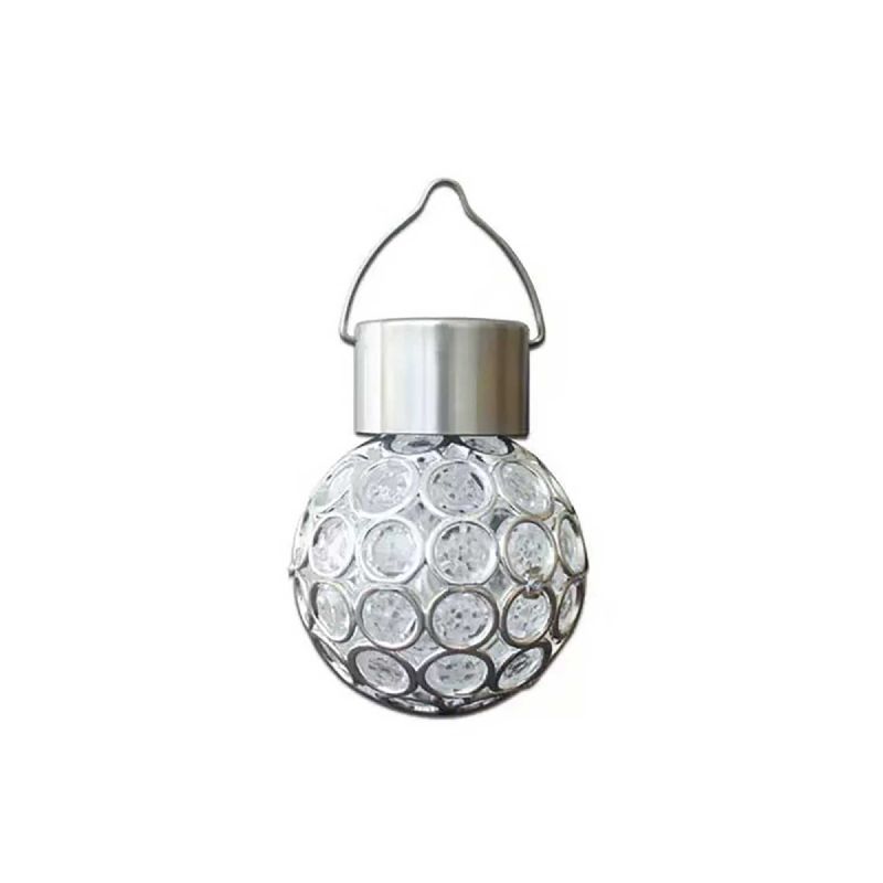 Lampe boule solaire couleur 2 pièces WERKAPRO