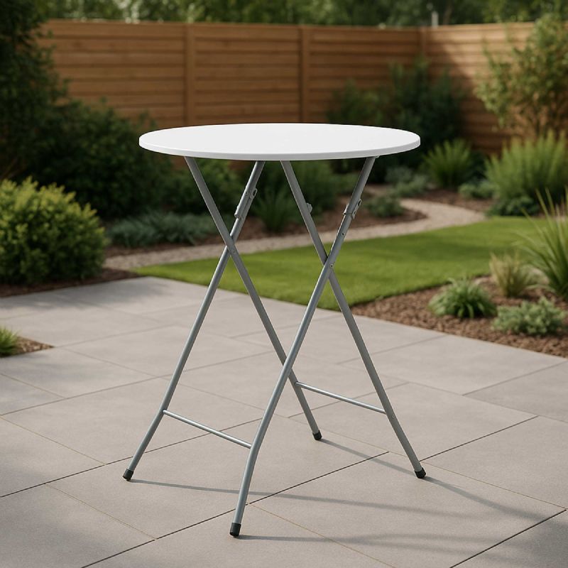 Table mange debout pliante WERKA PRO (Ø60 x 110cm)