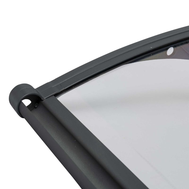 Marquise aluminium et polycarbonate WERKA PRO