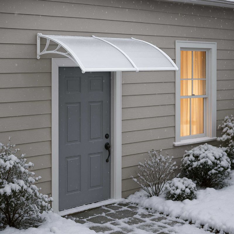 Marquise poly blanche WERKA PRO 80x300cm