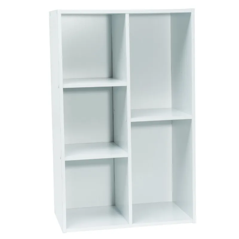 Meuble bas blanc 5 niches WERKA PRO 