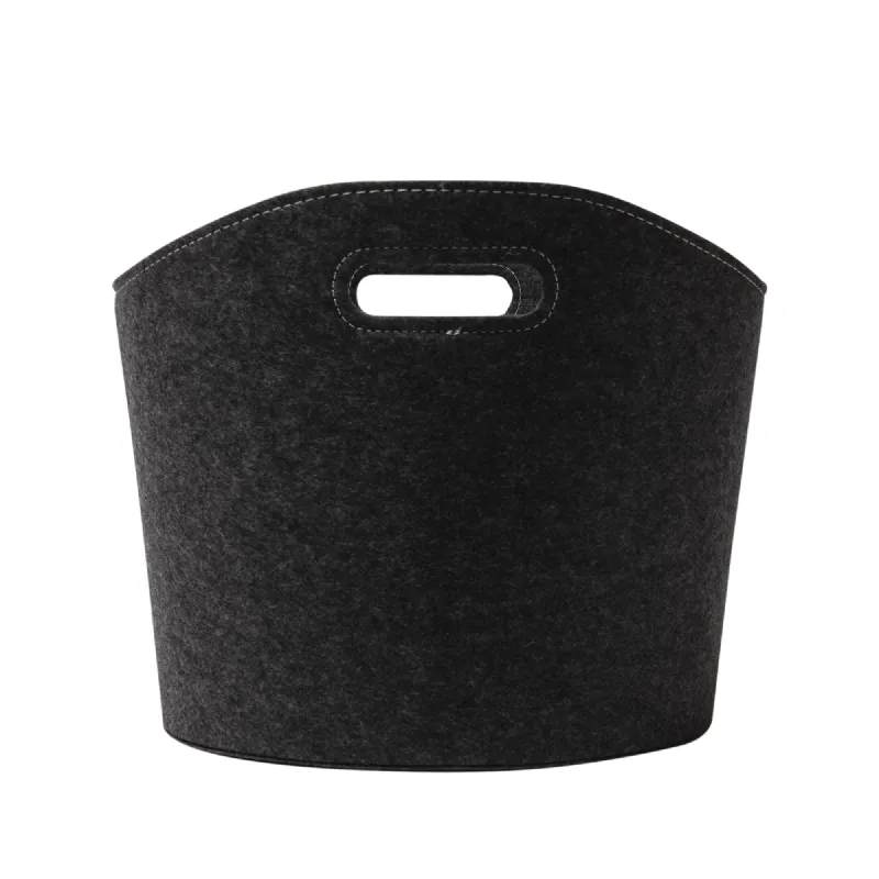 Panier à bûches rond en feutre WERKA PRO