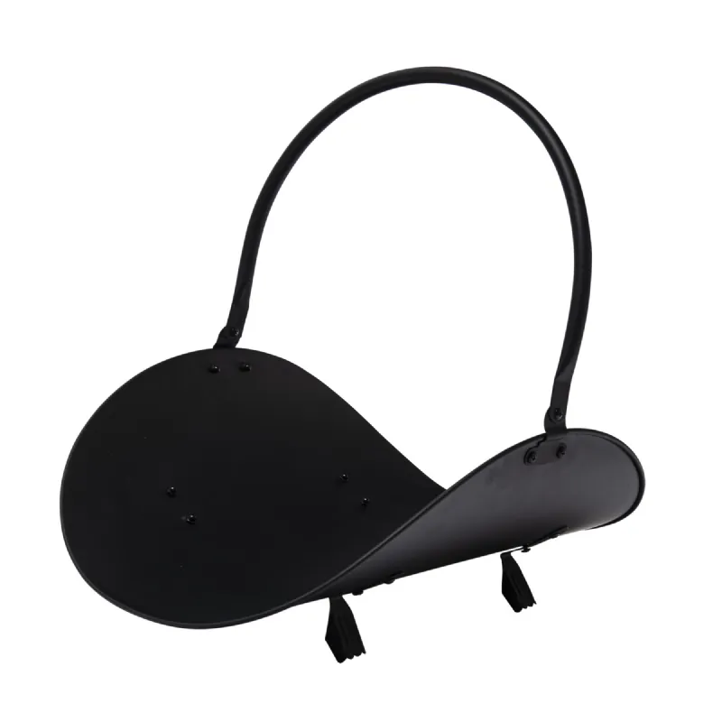 Range bûches en  acier noir WERKA PRO (48cm )