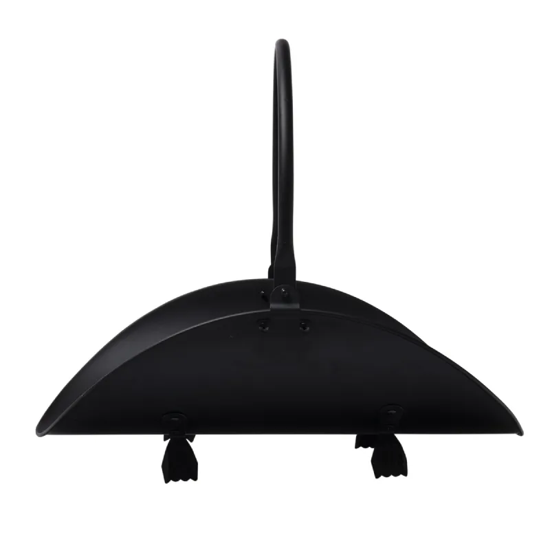 Range bûches en  acier noir WERKA PRO (48cm )