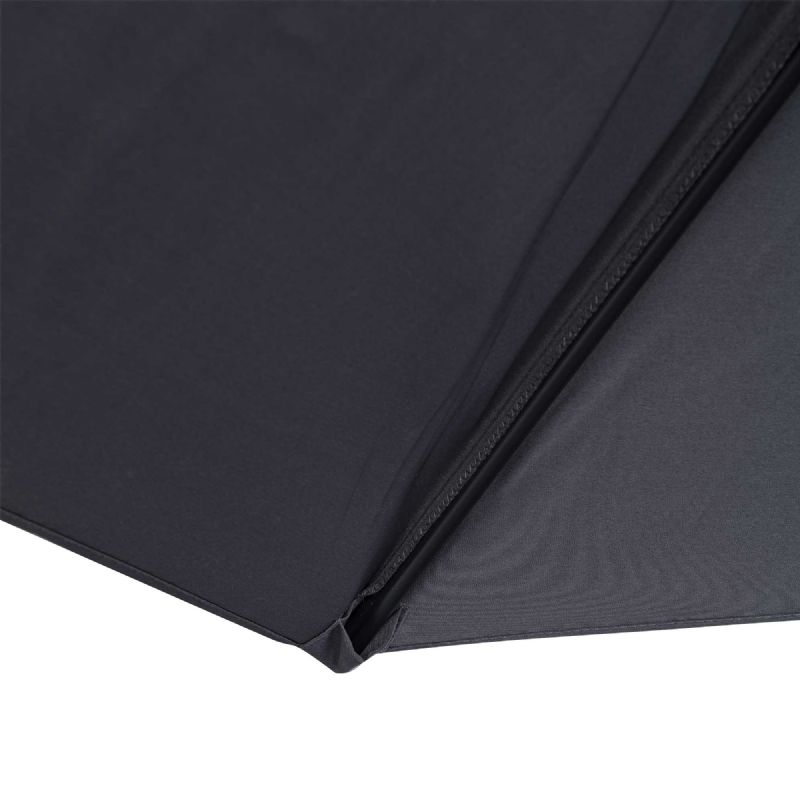 Parasol déporté gris anthracite WERKA PRO