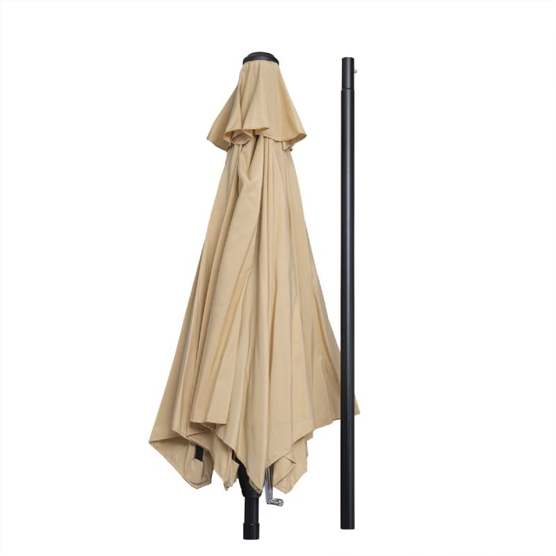 Parasol Droit Crème Ø 2m - WERKA PRO