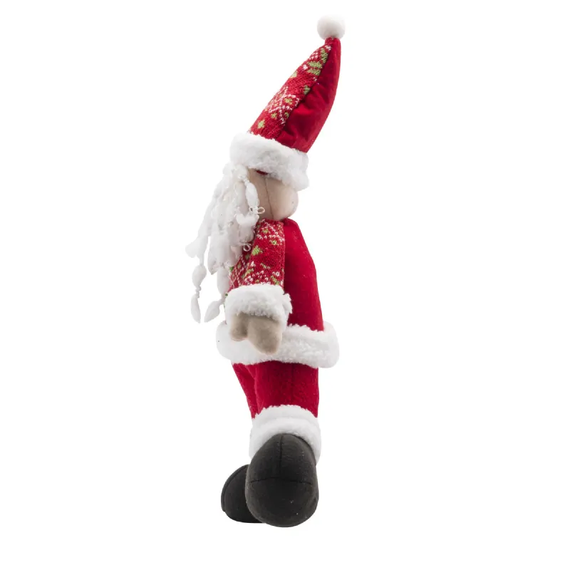 Peluche décorative Papa Noël 50cm