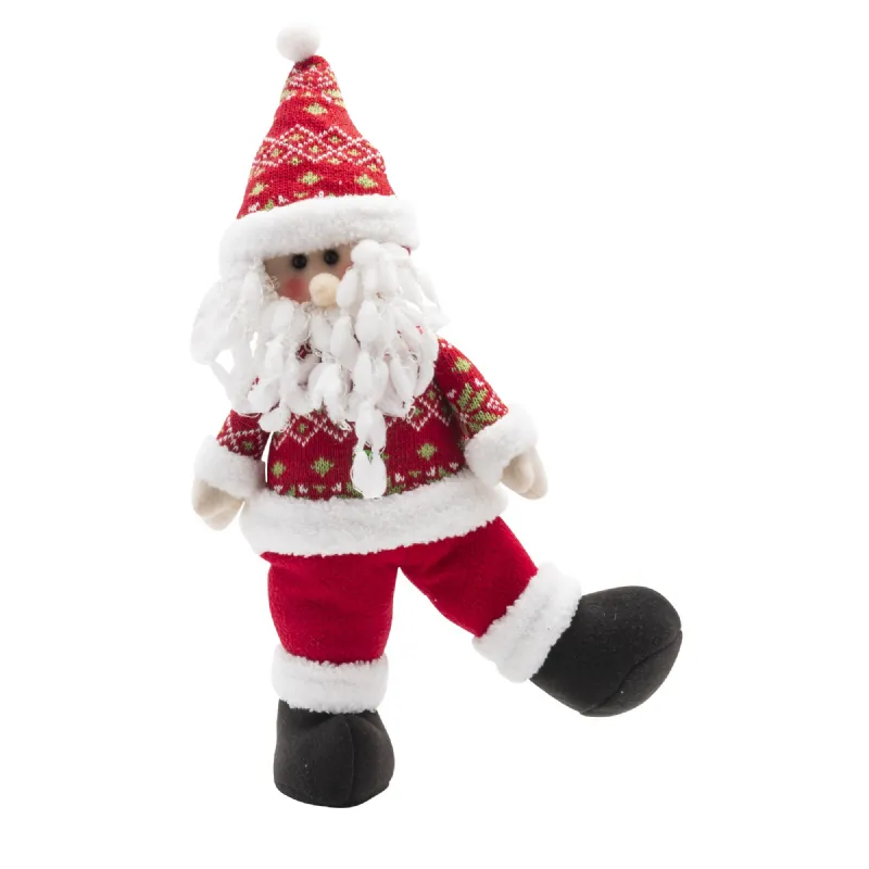 Peluche décorative Papa Noël 50cm