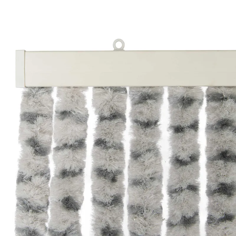 Rideau chenille gris clair et anthracite WERKA PRO