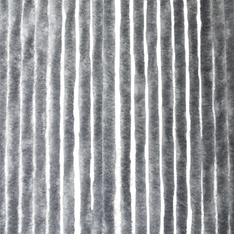 Rideau chenille gris foncé uni WERKA PRO