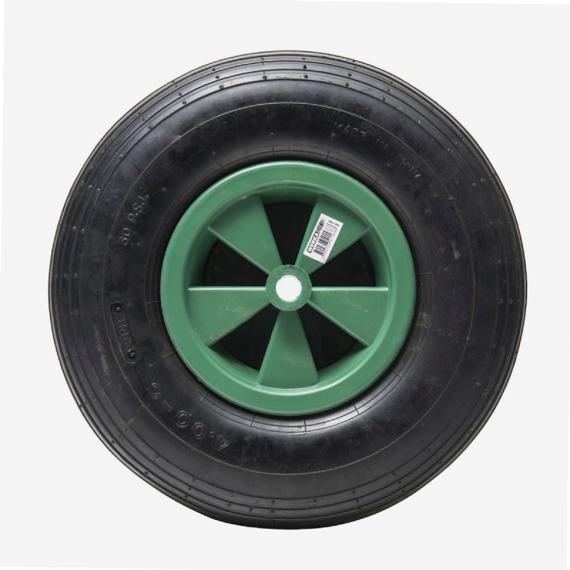 Roue gonflable verte WERKA PRO (325x85) Alésage 16mm