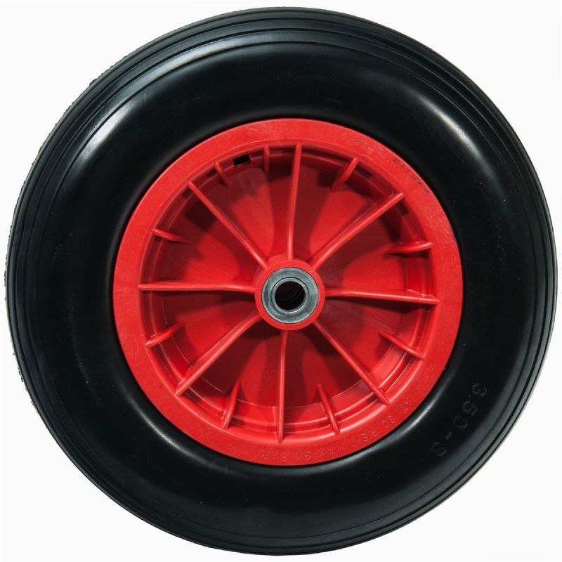 Roue increvable 14''(360x85 mm) axe central WERKAPRO