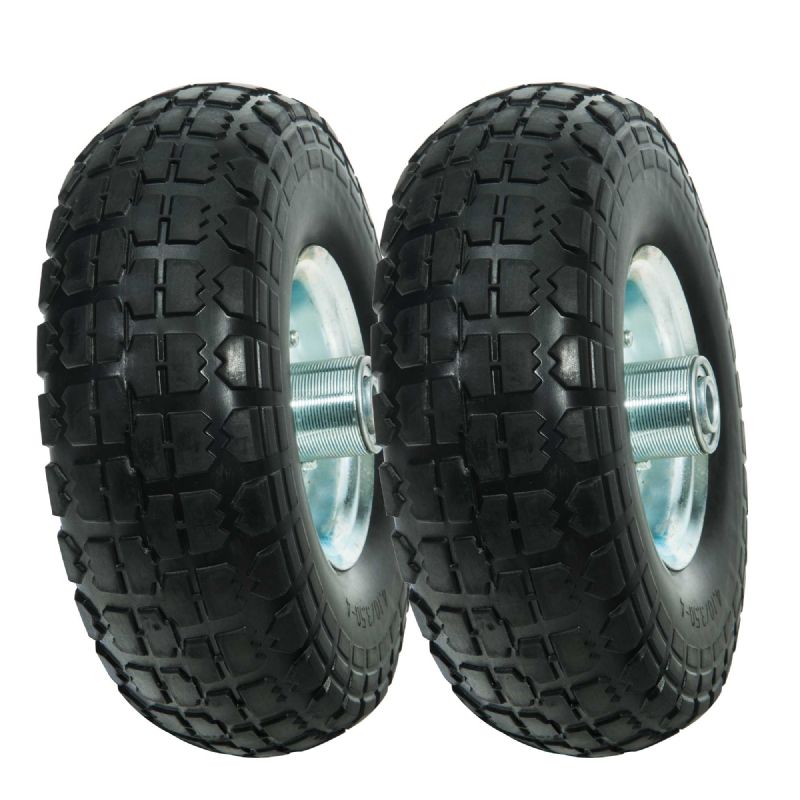 Roue increvable axe déporté 2 PCS WERKA PRO