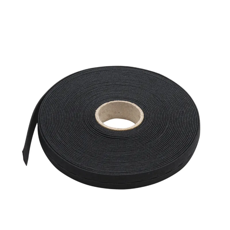Ruban élastique boutonnier noir 19 mm x 10 m WERKA PRO