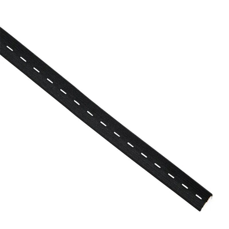 Ruban élastique boutonnier noir 19 mm x 10 m WERKA PRO