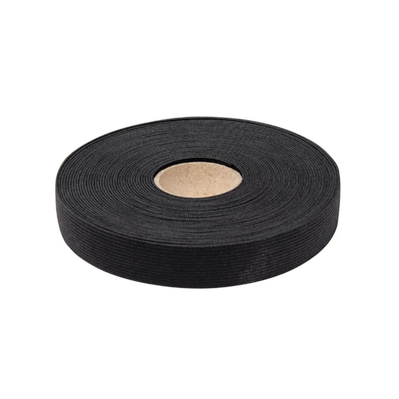 Ruban élastique tricoté noir 10 mètres  WERKA PRO
