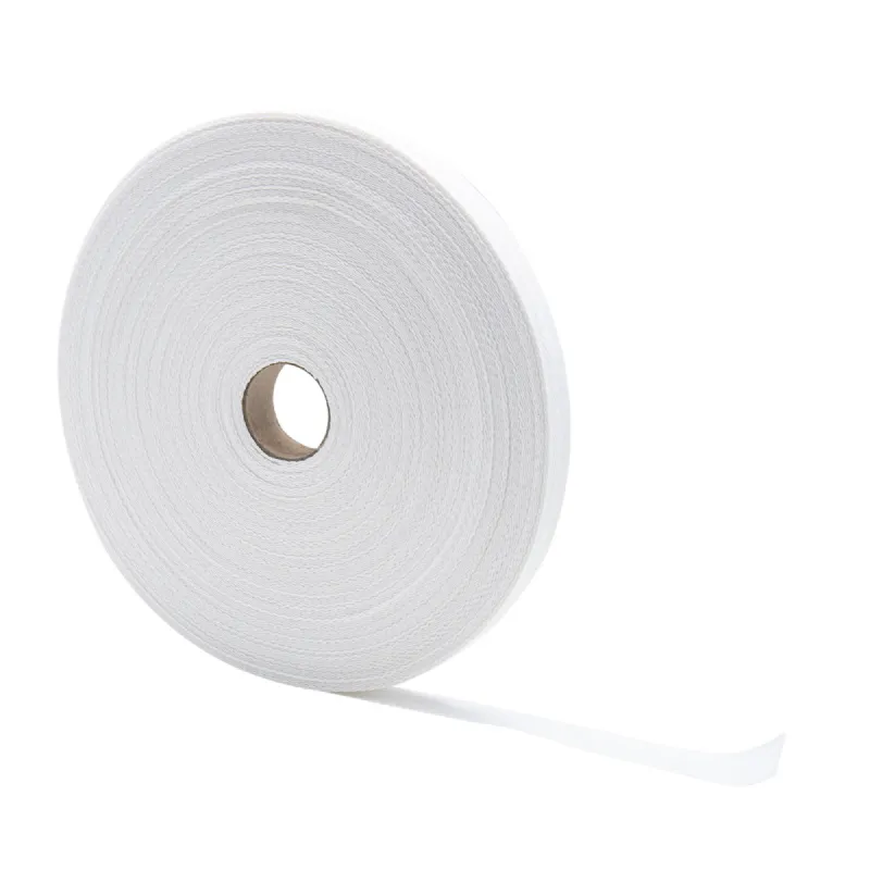Ruban Sergé en V Blanc 100% Coton Biologique  WERKA PRO