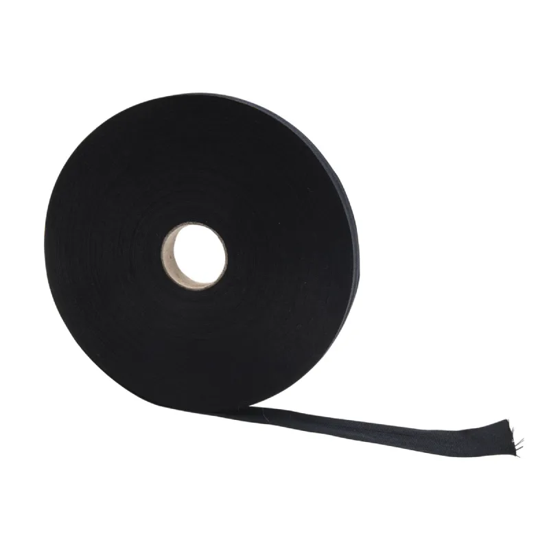 Ruban gros grain coton noir 50 m WERKA PRO