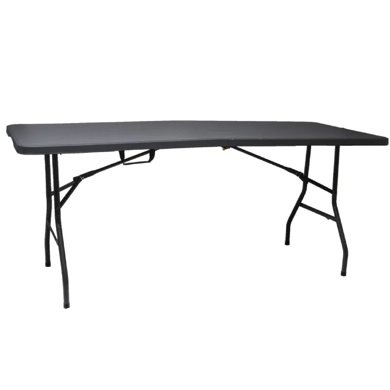 Table pliante rectangulaire grise 