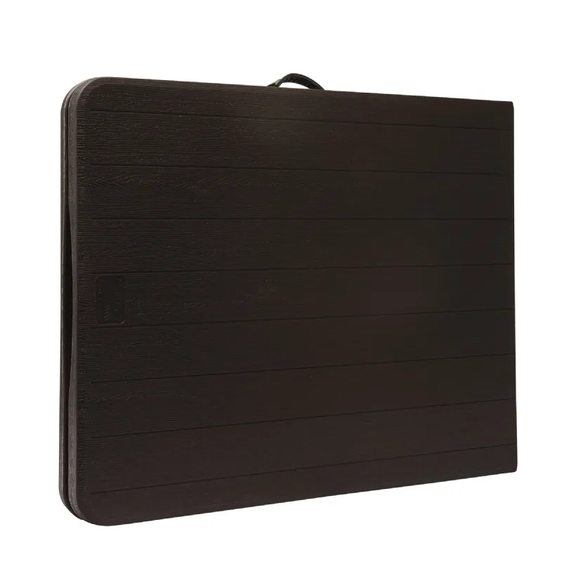 Table pliante WERKA PRO aspect bois (180x74x74cm)