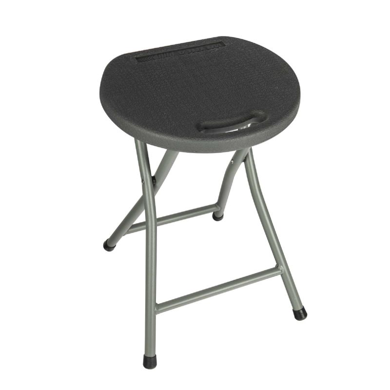 Tabouret Pliant gris H46 cm WERKA PRO 