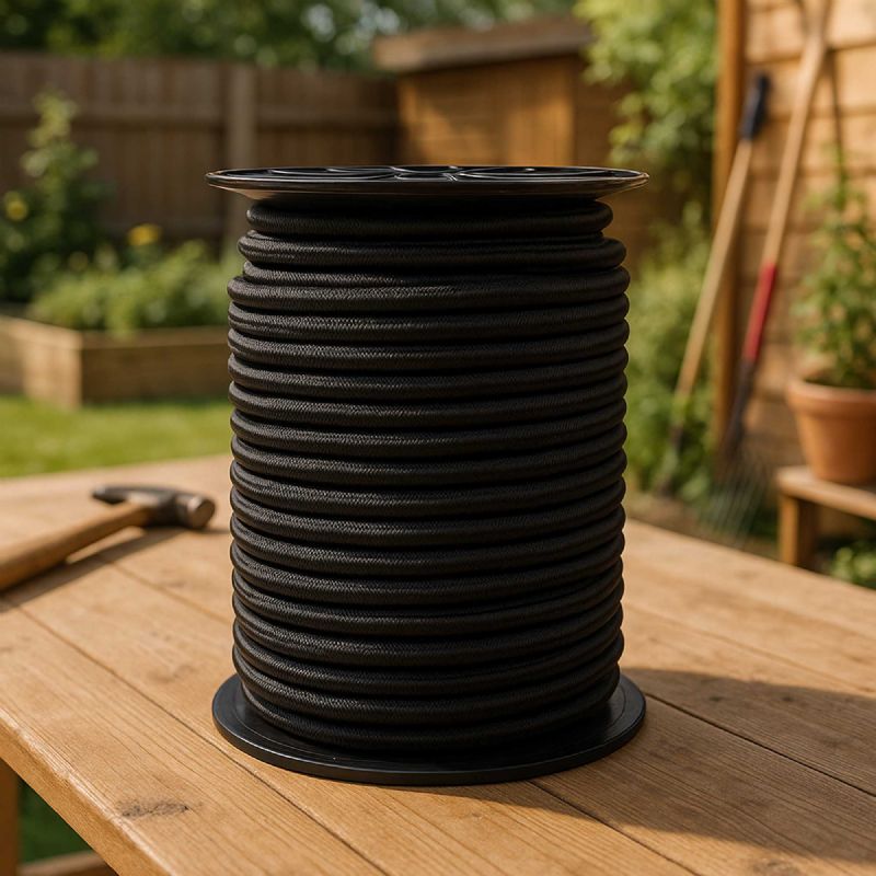 Tendeur noir 12mm x 30 mètres sur bobine