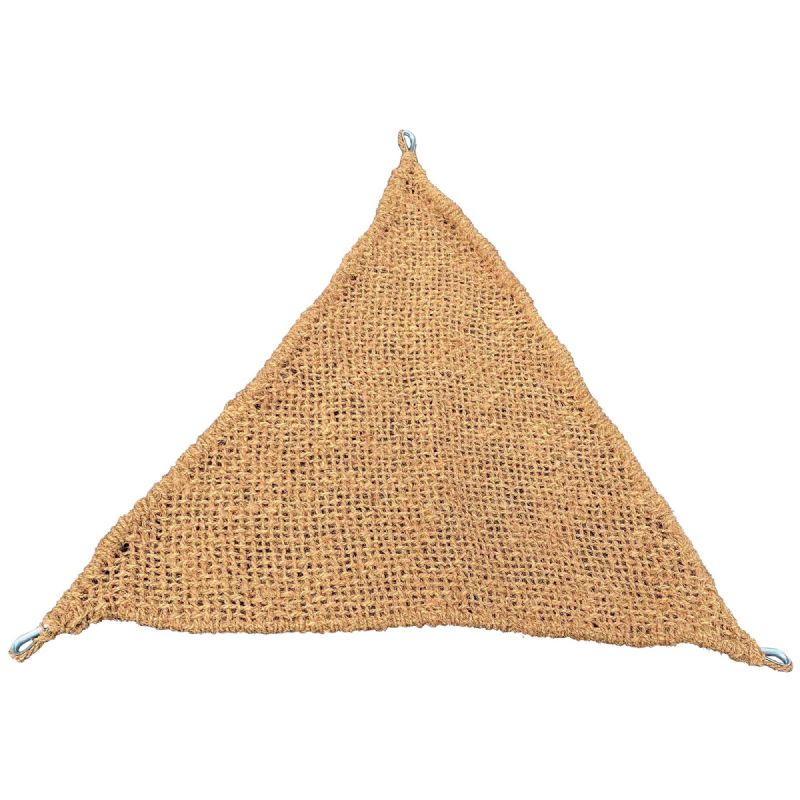 Toile d'ombrage en fibre de coco triangulaire WERKA PRO