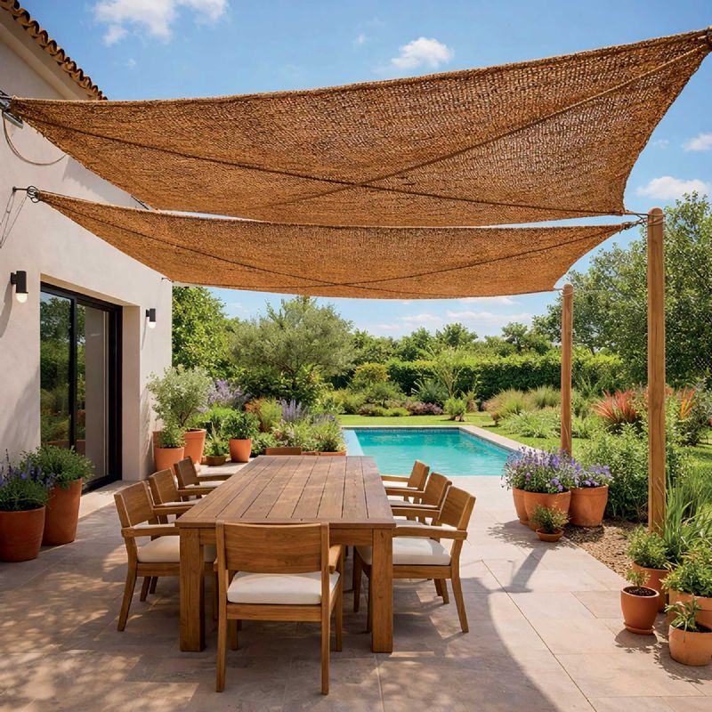 Toile d'ombrage en fibre de coco - WERKA PRO
