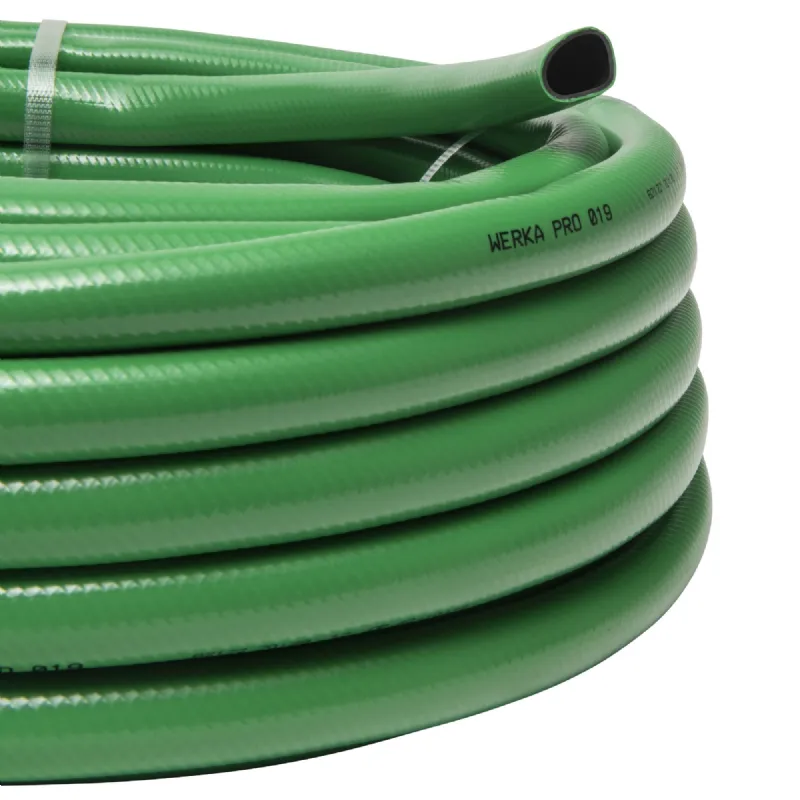 Tuyau d'arrosage guipé vert Ø19mm WERKA PRO (20m)