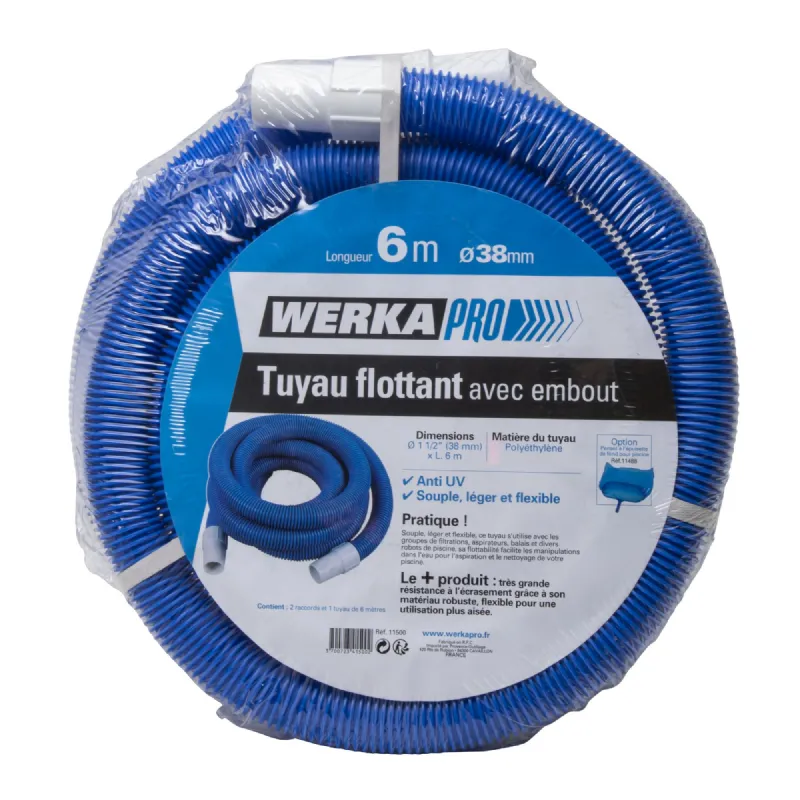 Tuyau flottant Ø38mm WERKA PRO avec embout