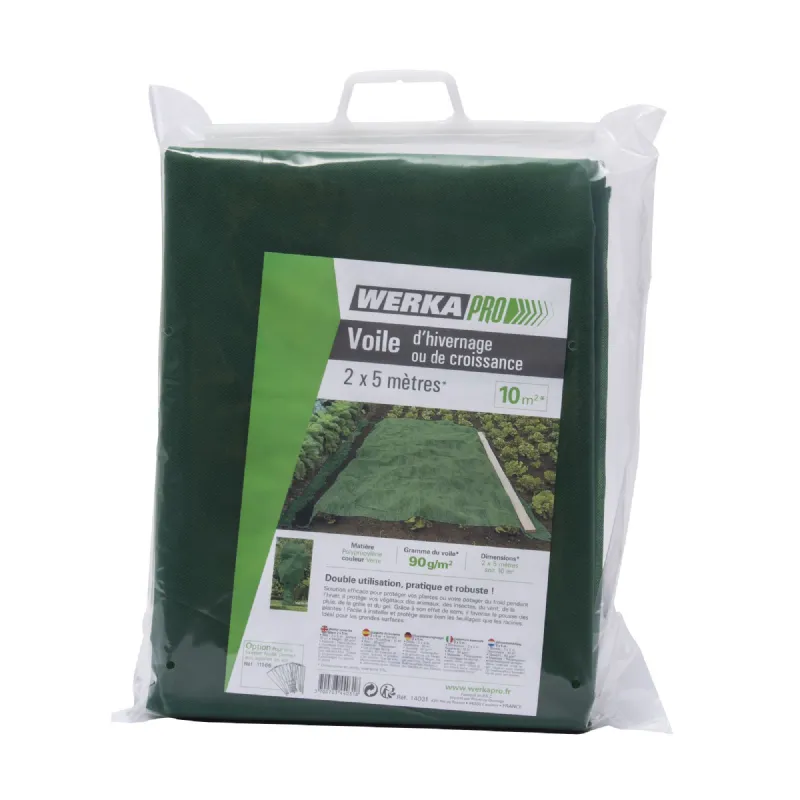 Voile d'hivernage vert 90g-m2